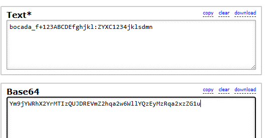 Encoding the Authorization header as Base64